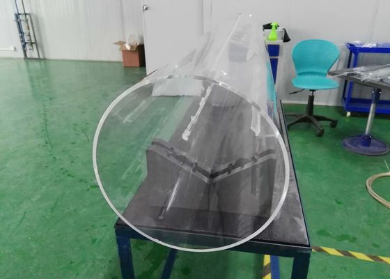 Ηλιακός σωλήνας φούρνων γυαλιού χαλαζία βιομηχανίας με την εξωτερική διάμετρο 330mm προμηθευτής