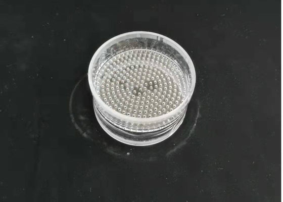 Προσαρμοσμένα διαφανή προϊόντα γυαλιού χαλαζία που ενώνονται στενά με ένα πιάτο τρυπών προμηθευτής
